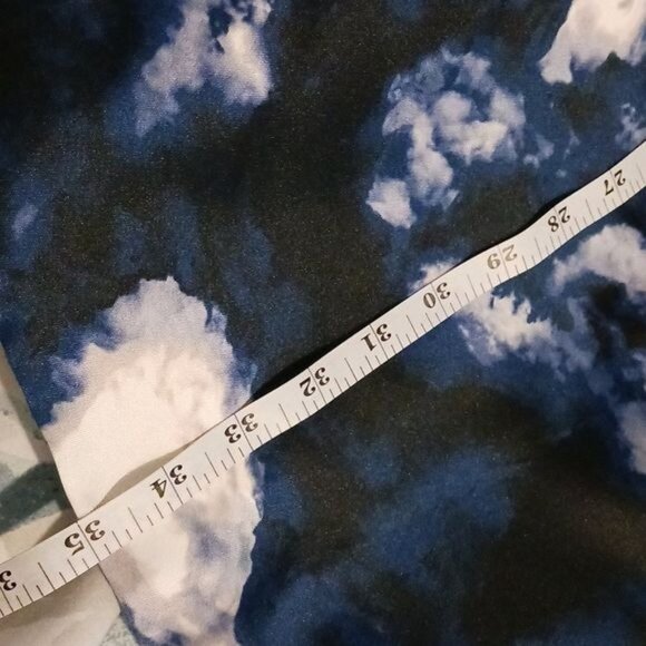 Kate Spade‎ Joss Fit & Flare Cocktail Dress in Blue Dusk Cloud Fabric, Size 6 - Picture 12 of 13